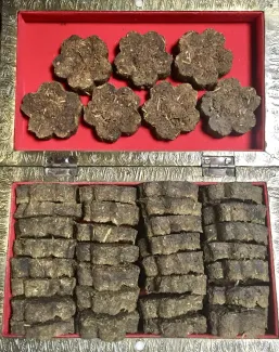 cow dung cakes